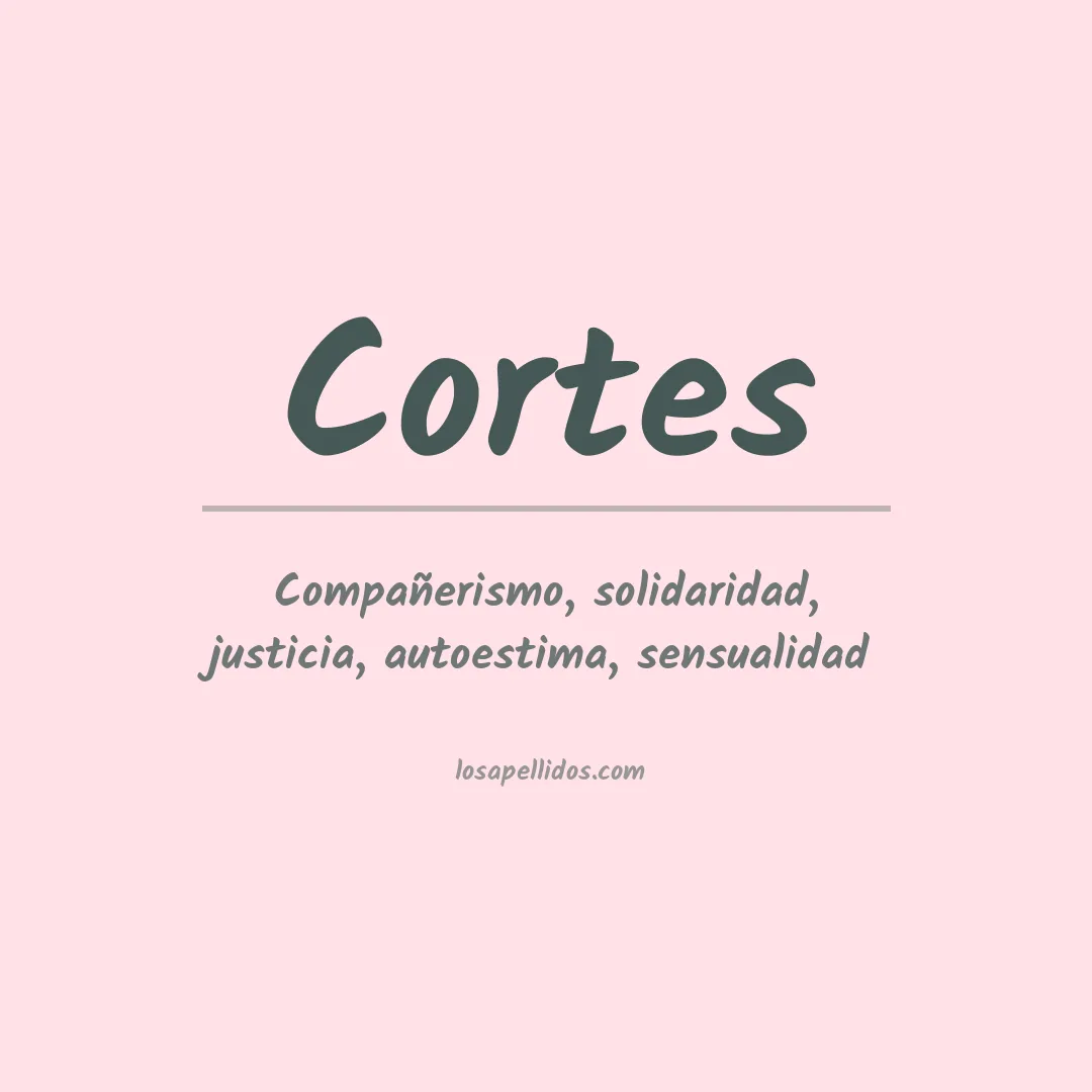 Apellido Cortes