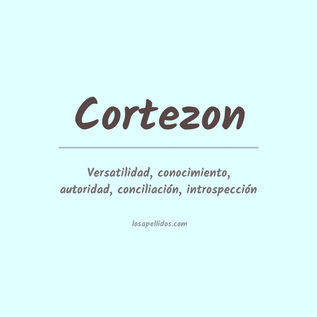 Apellido Cortezon