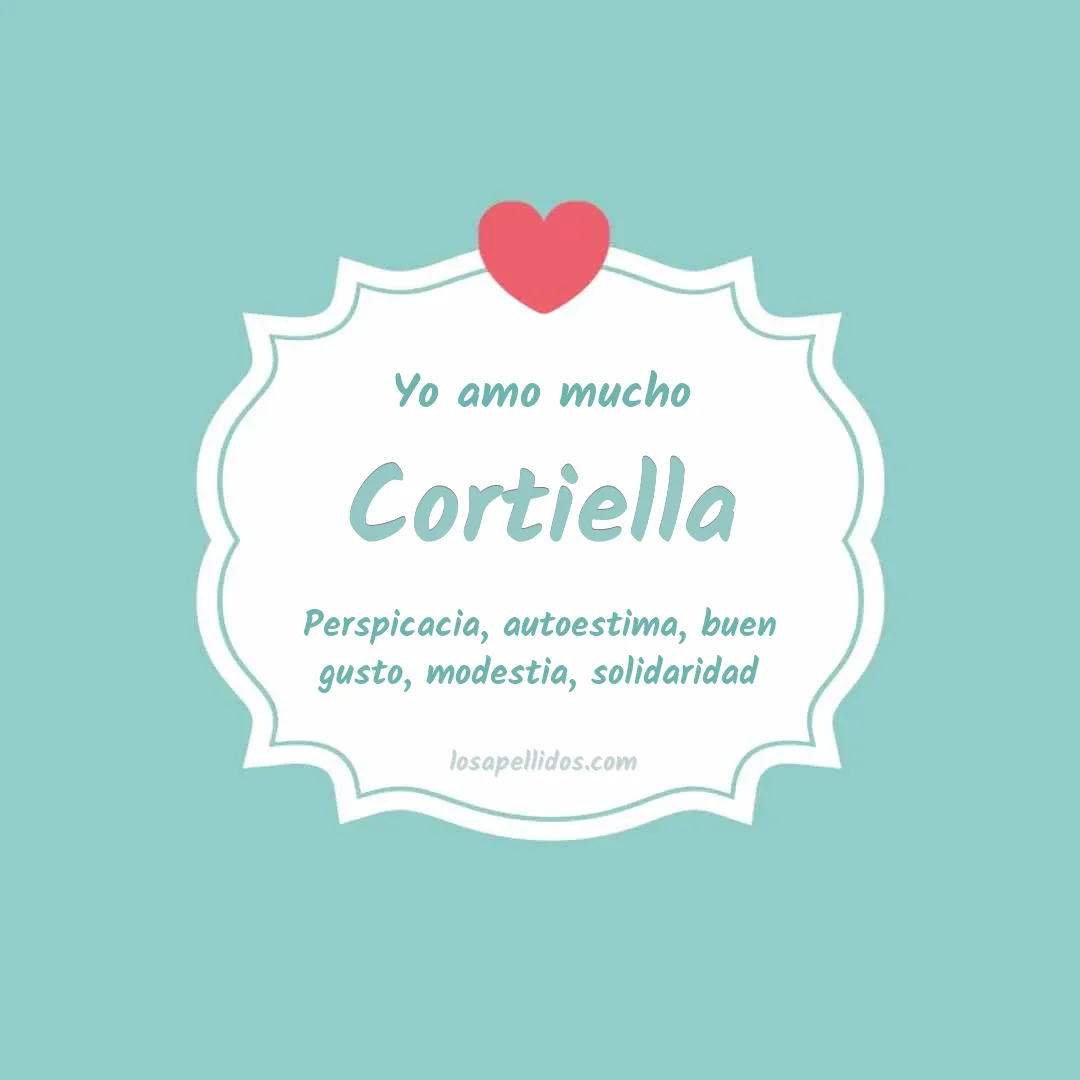 Yo amo mucho Cortiella