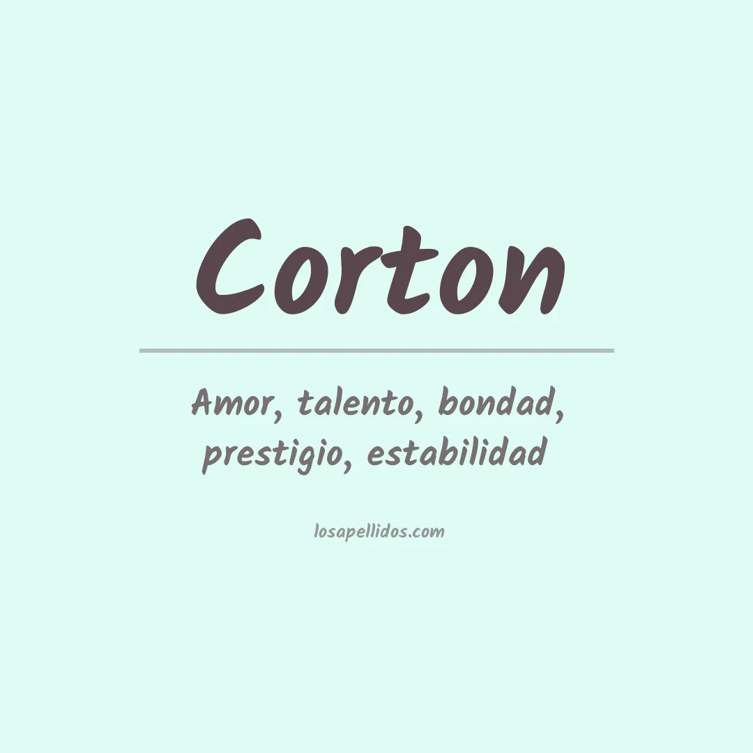 Apellido Corton
