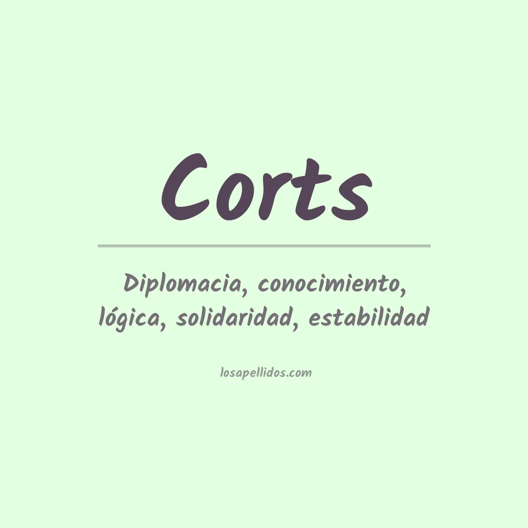 Apellido Corts
