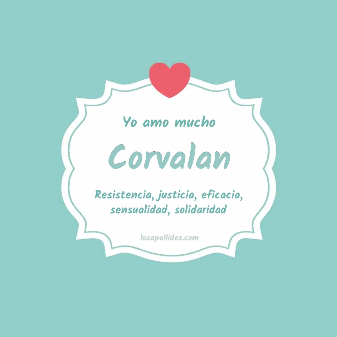 Yo amo mucho Corvalán