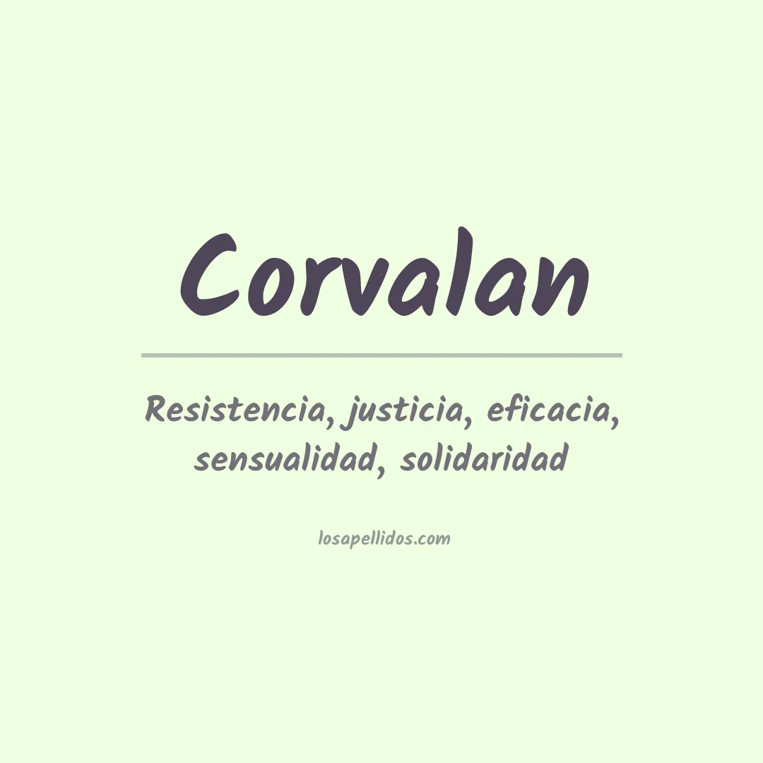 Apellido Corvalán