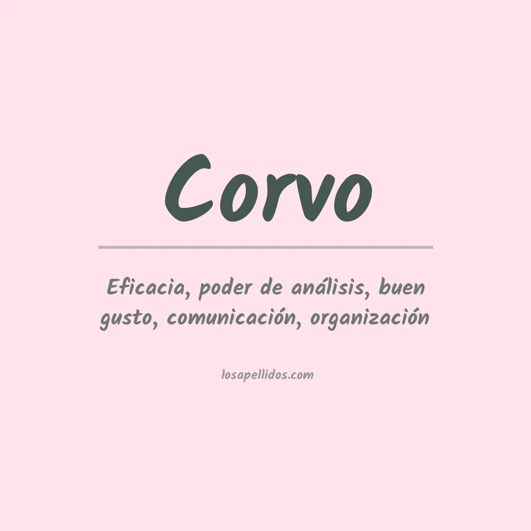 Apellido Corvo