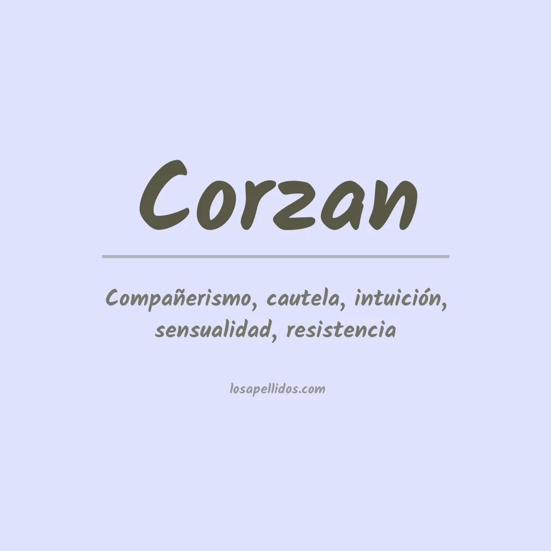 Apellido Corzan