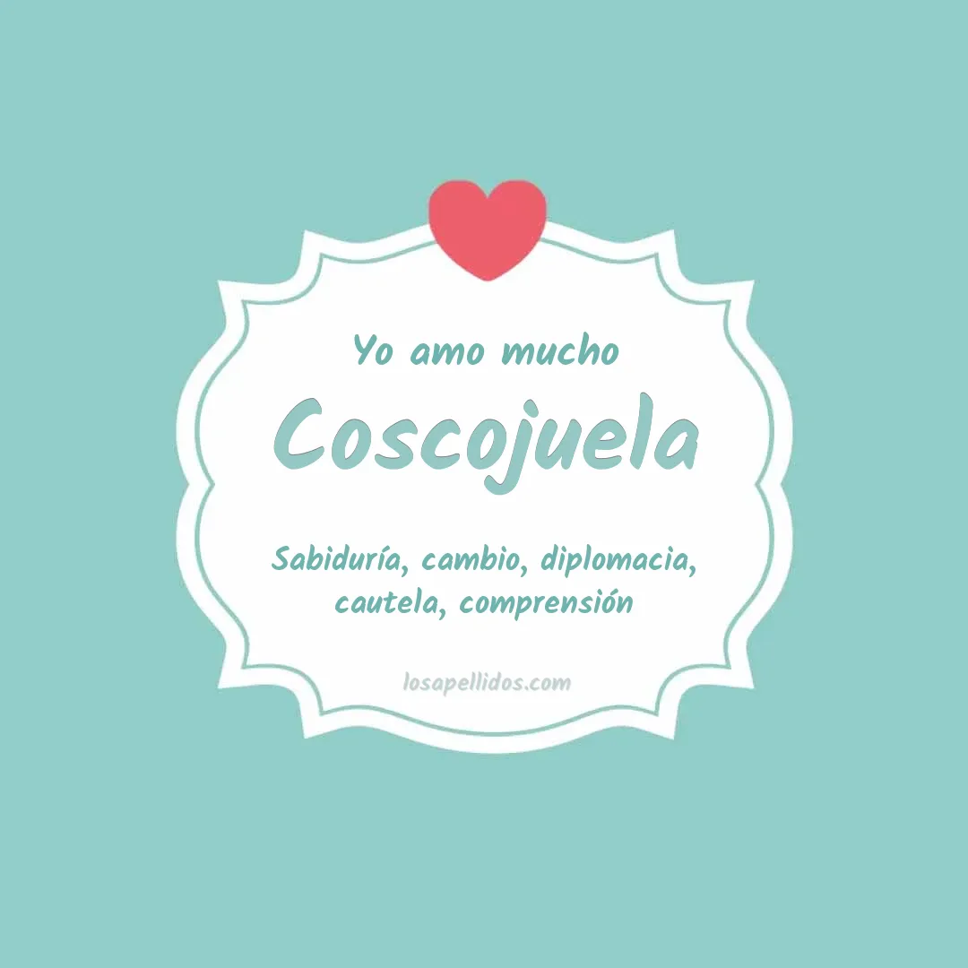 Yo amo mucho Coscojuela