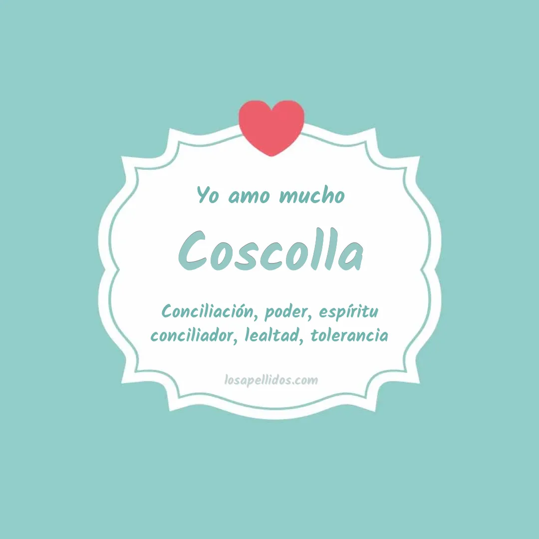 Yo amo mucho Coscolla