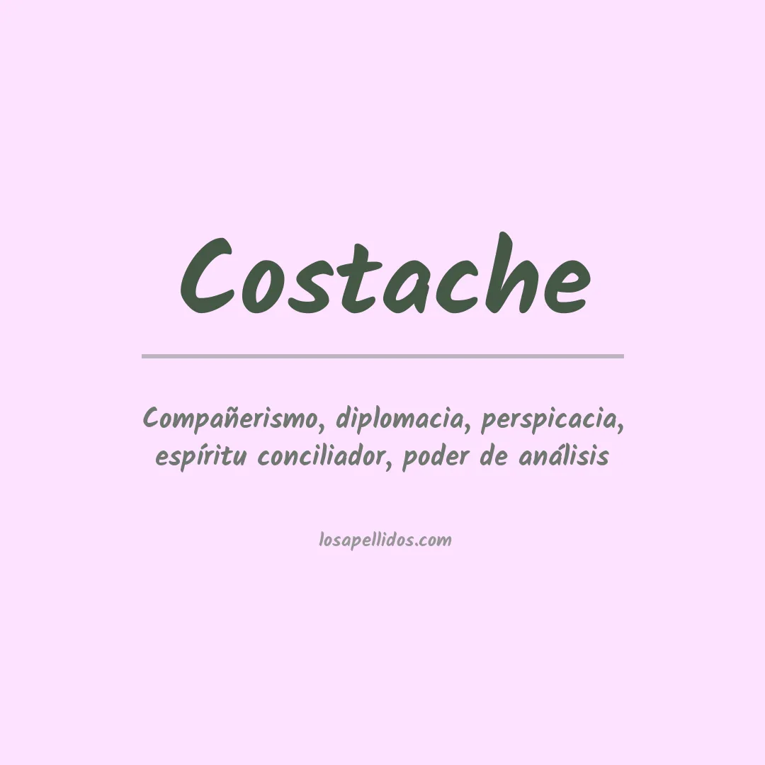 Apellido Costache