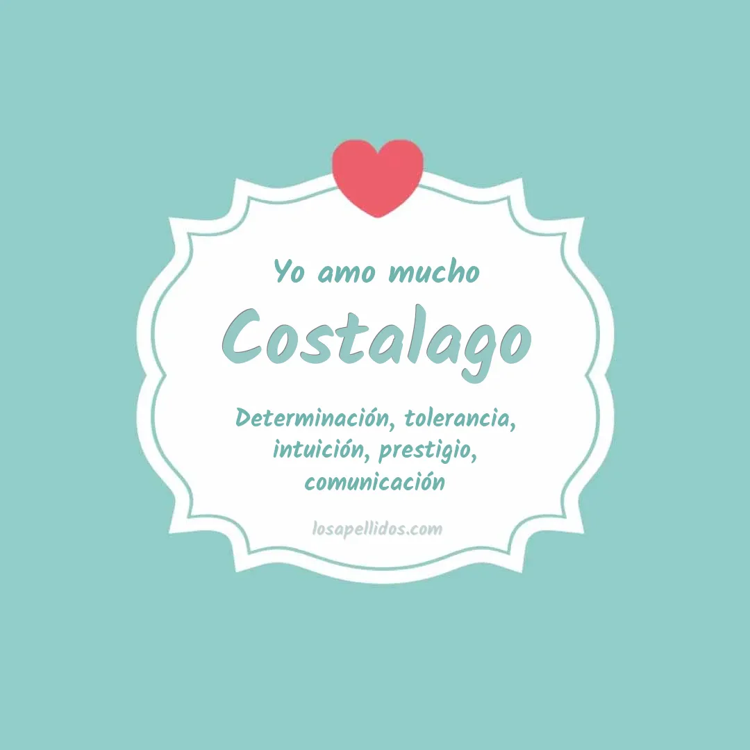 Yo amo mucho Costalago