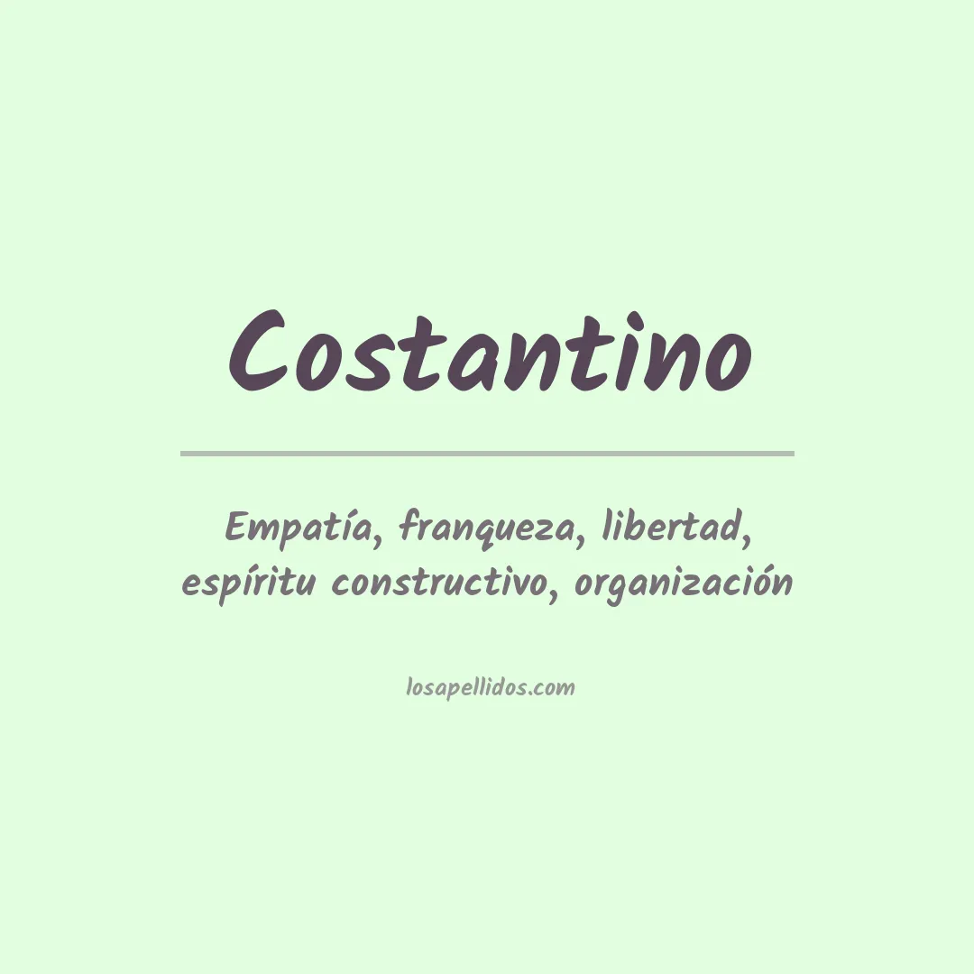 Apellido Costantino