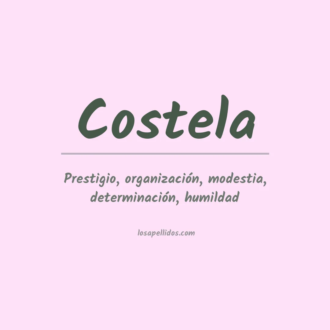 Apellido Costela