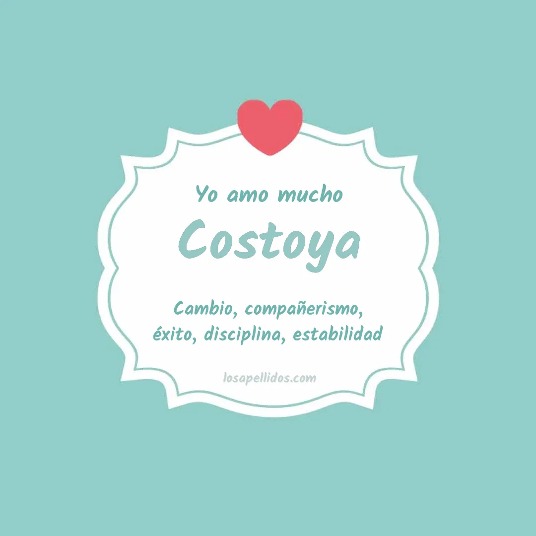 Yo amo mucho Costoya
