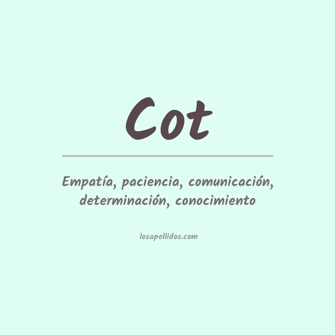 Apellido Cot