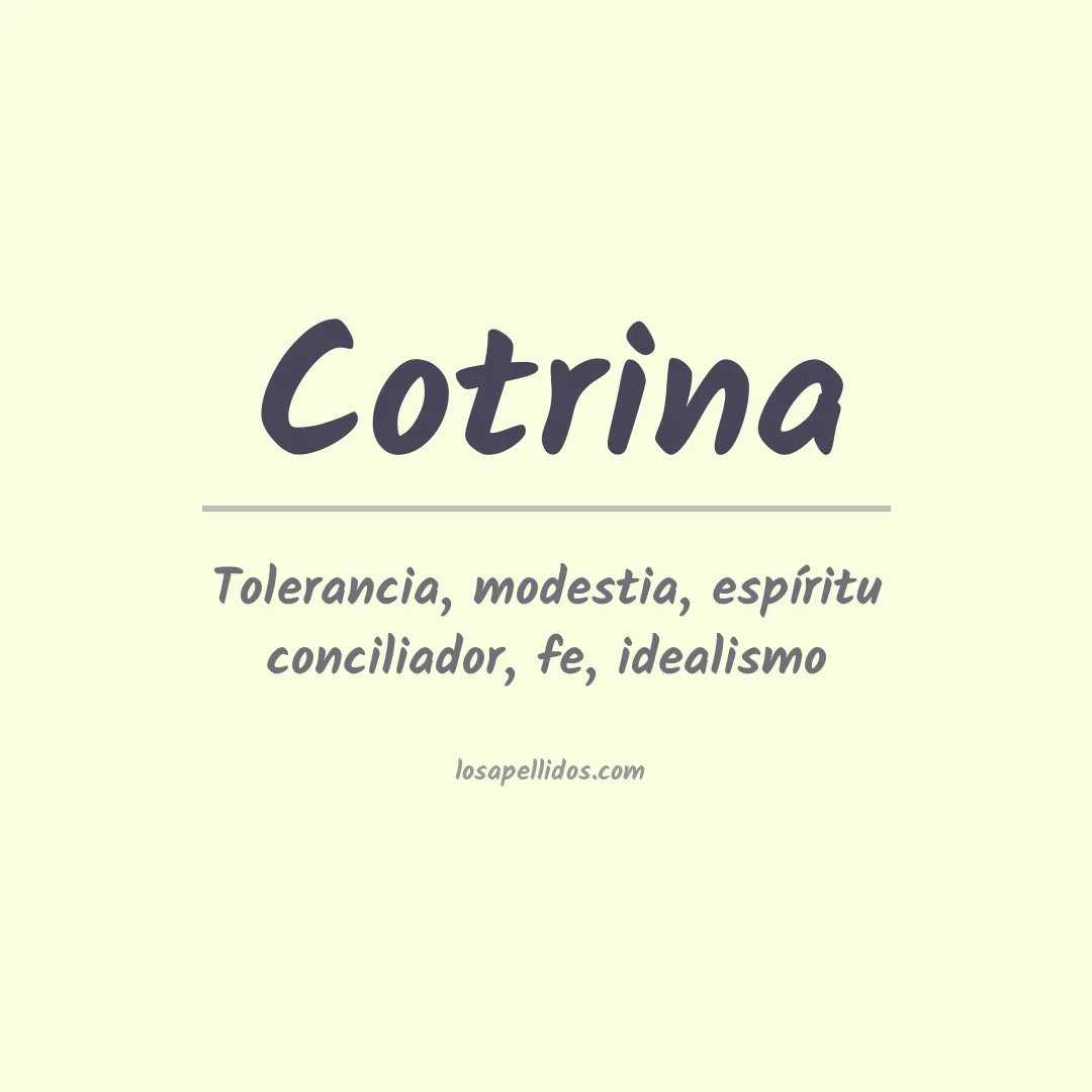 Apellido Cotrina