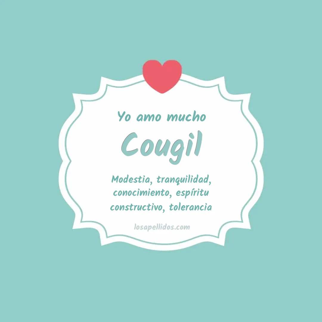 Yo amo mucho Cougil