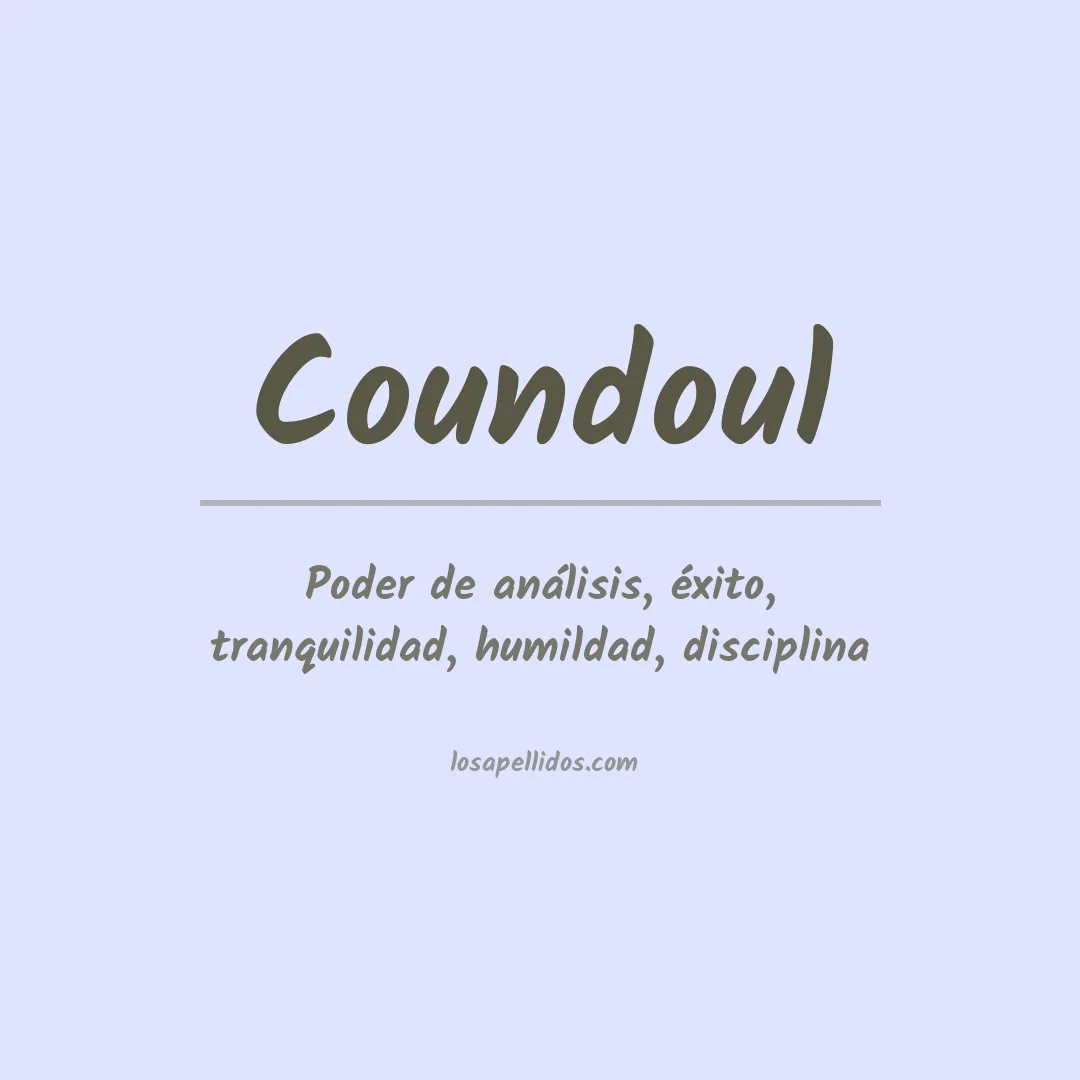 Apellido Coundoul