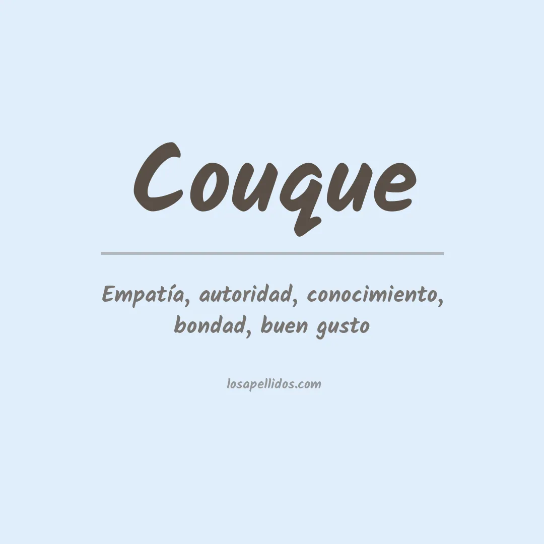 Apellido Couque