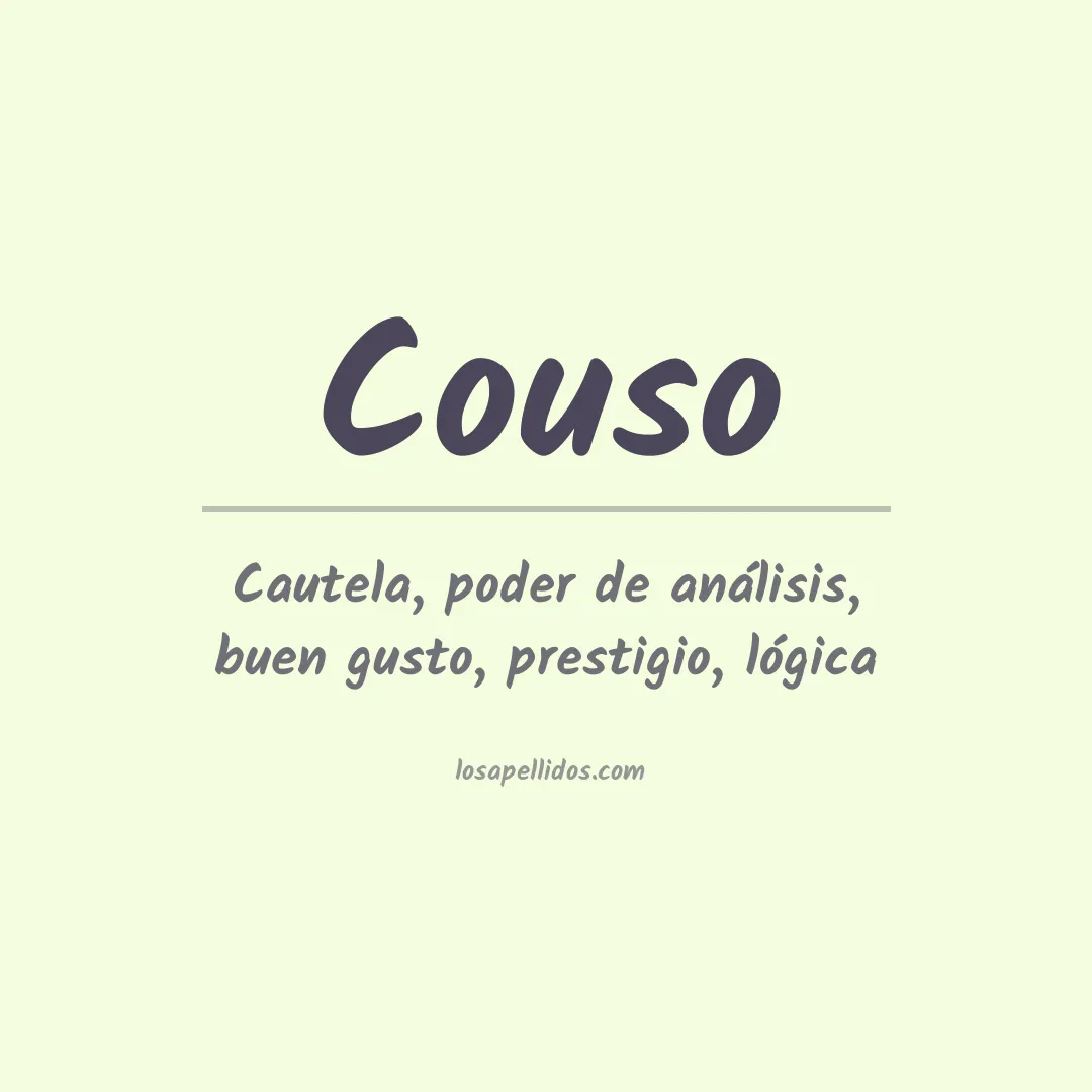 Apellido Couso