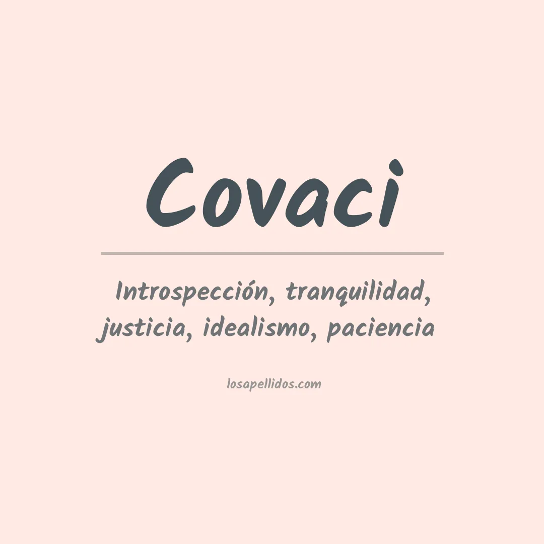 Apellido Covaci