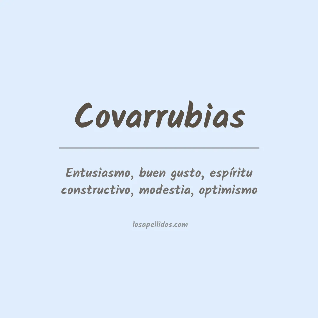 Apellido Covarrubias
