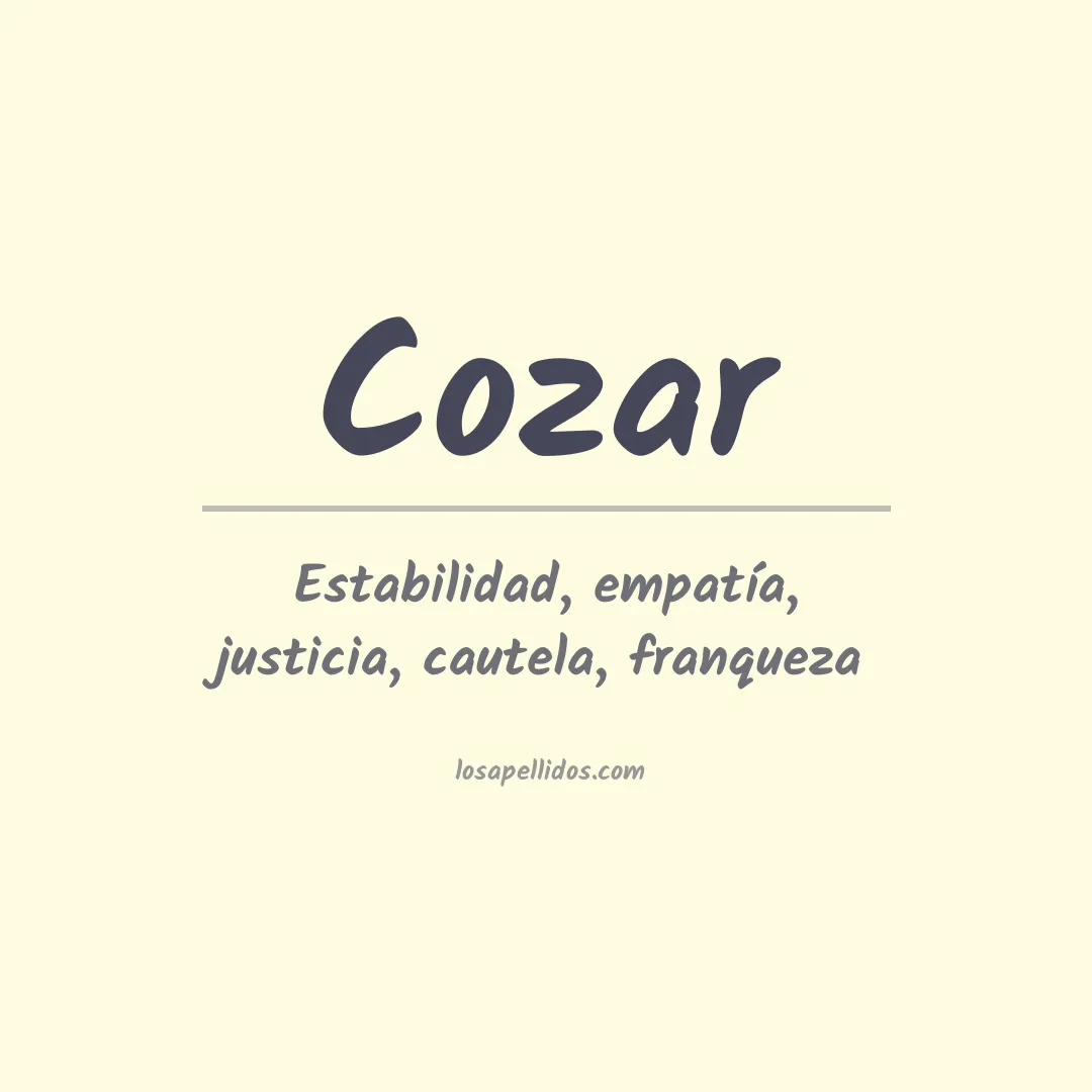 Apellido Cozar