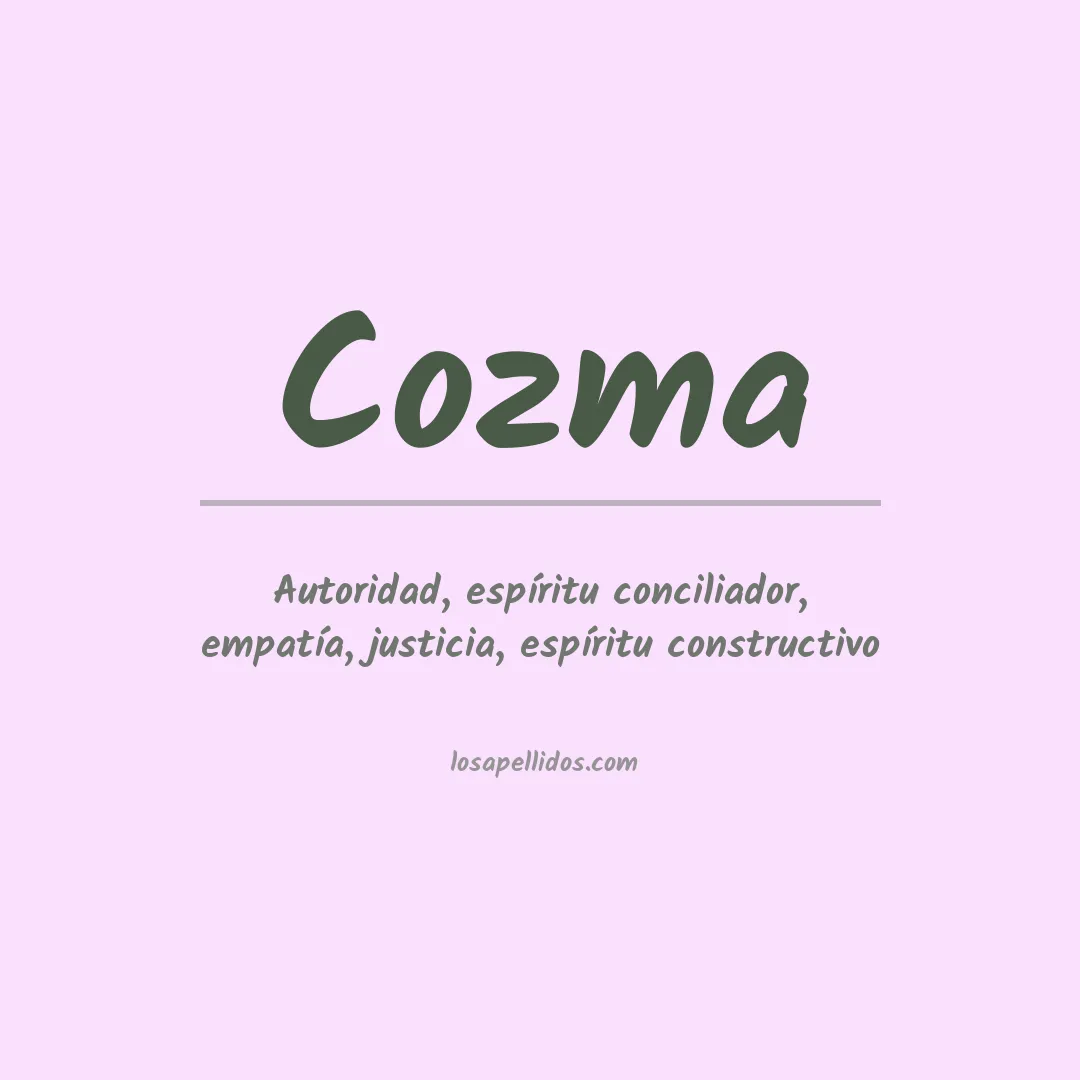 Apellido Cozma