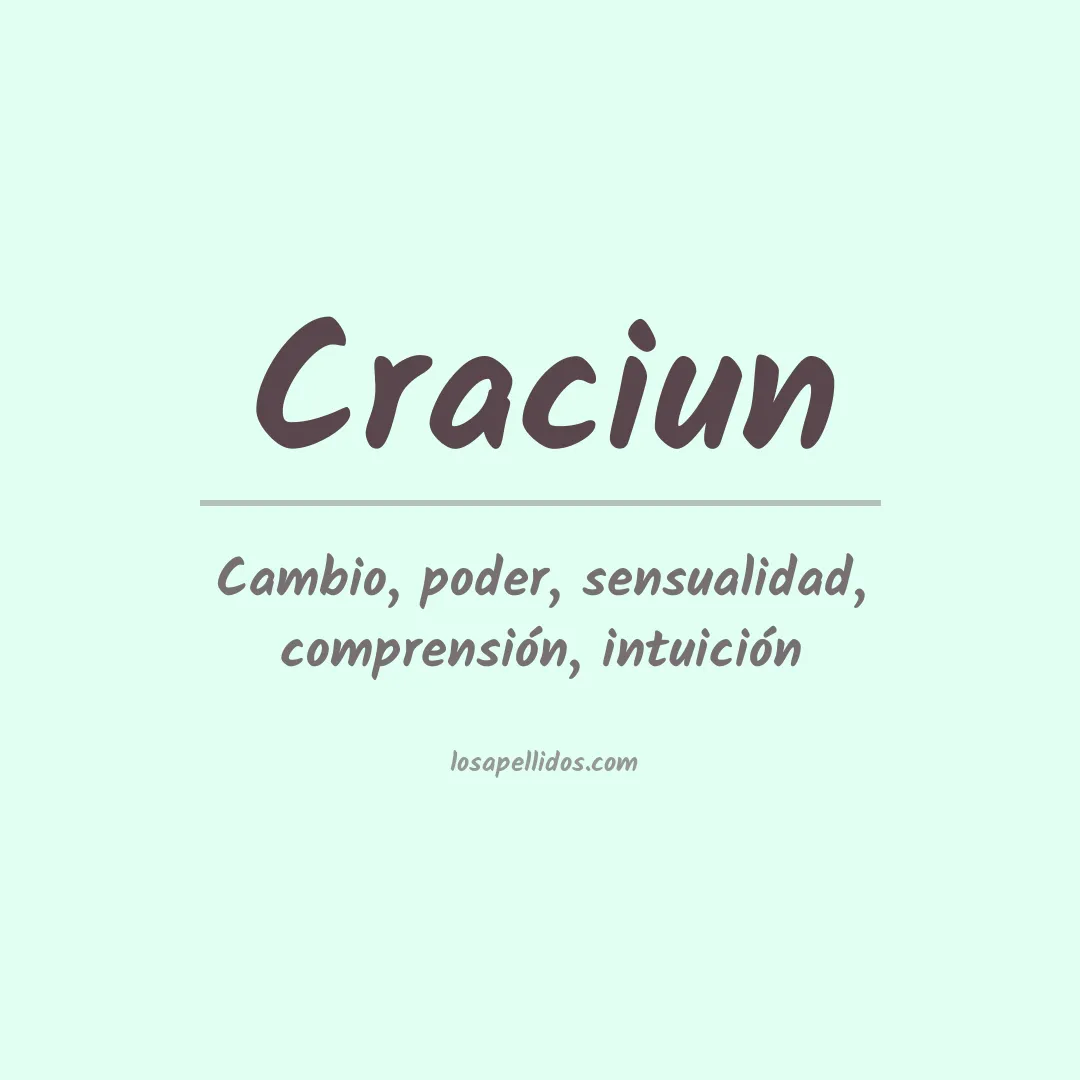 Apellido Craciun
