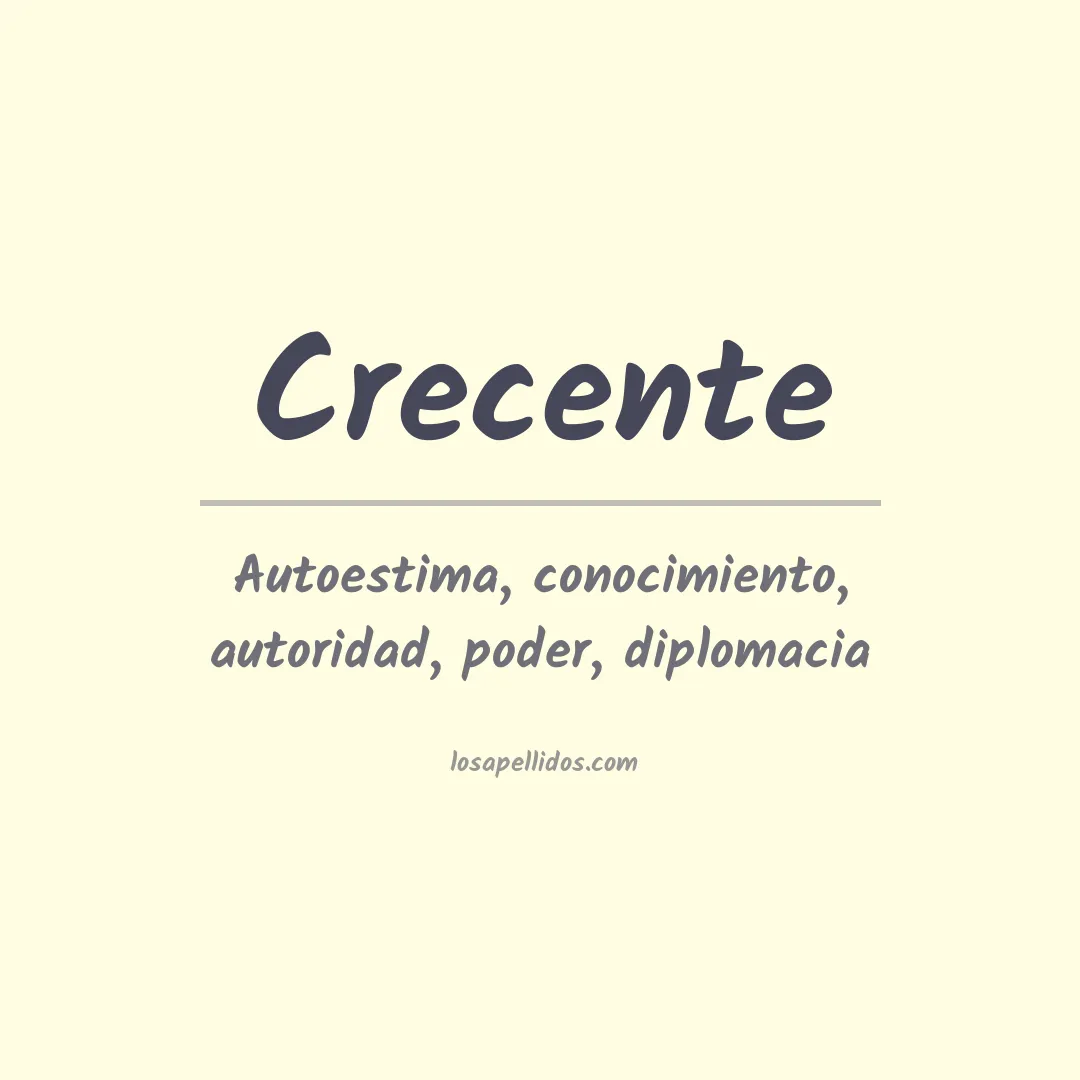 Apellido Crecente