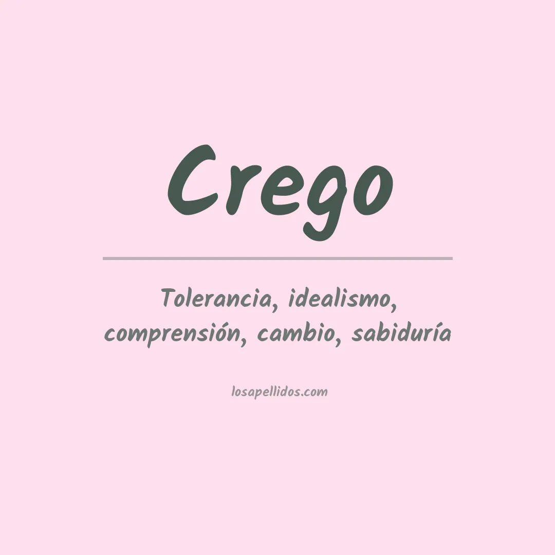 Apellido Crego