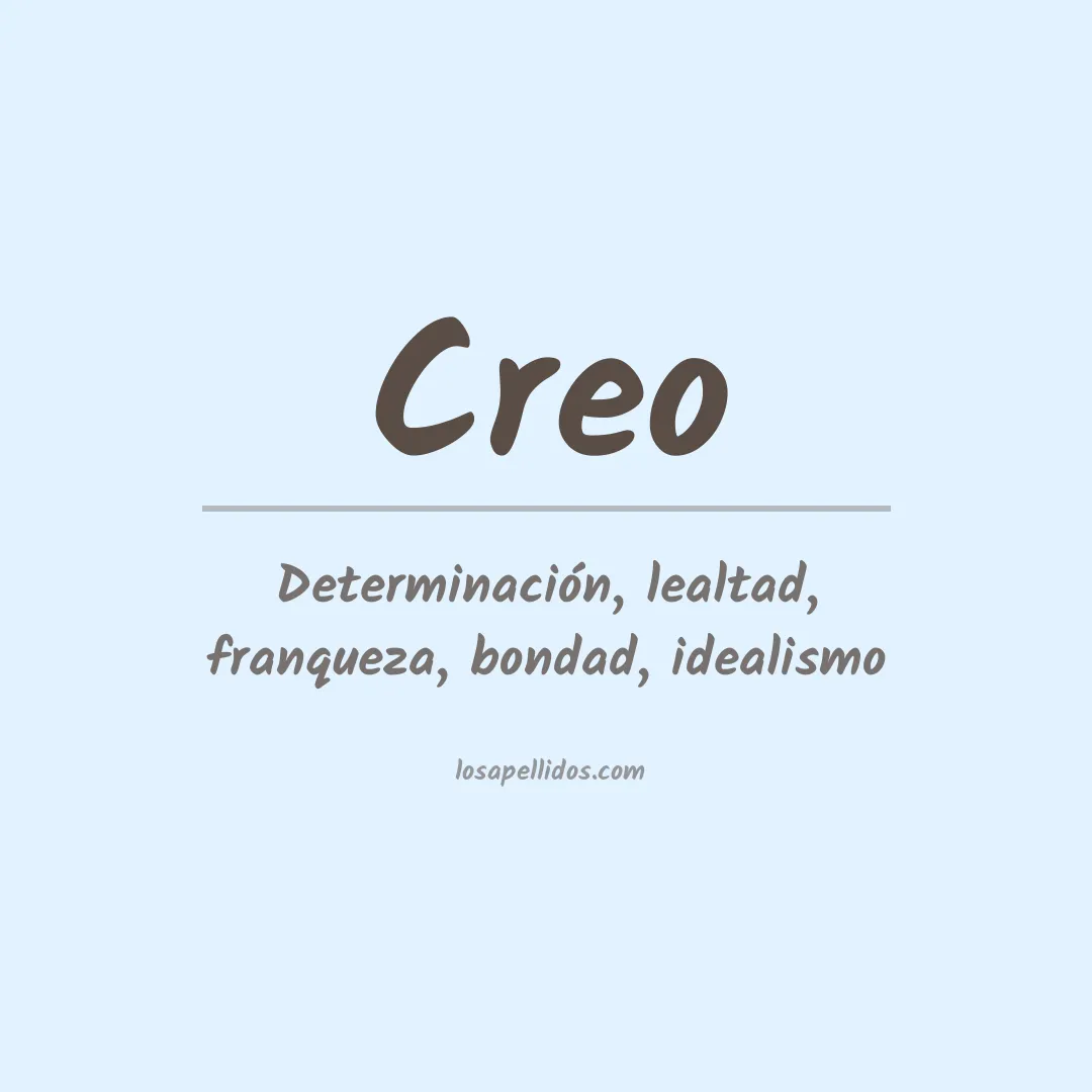 Apellido Creo
