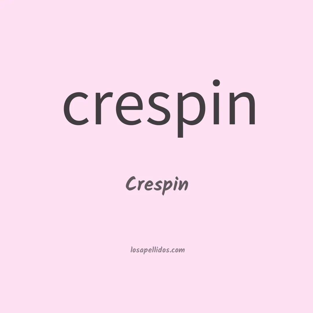 Crespin en chino