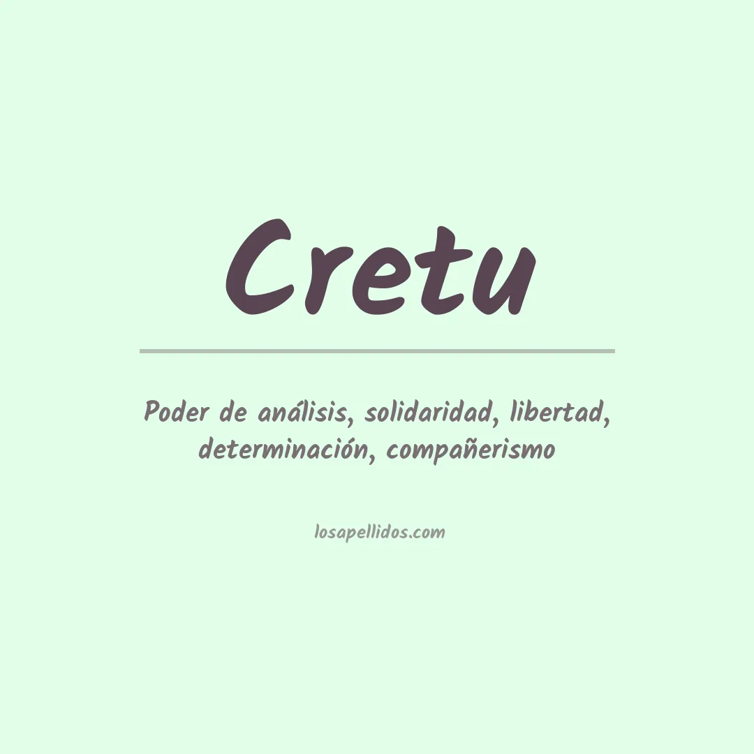 Apellido Cretu