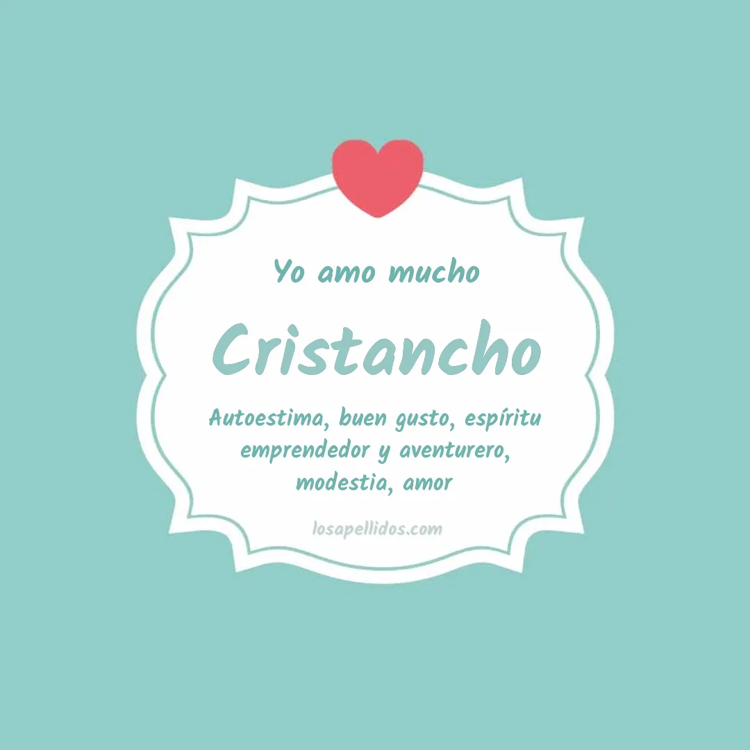 Yo amo mucho Cristancho