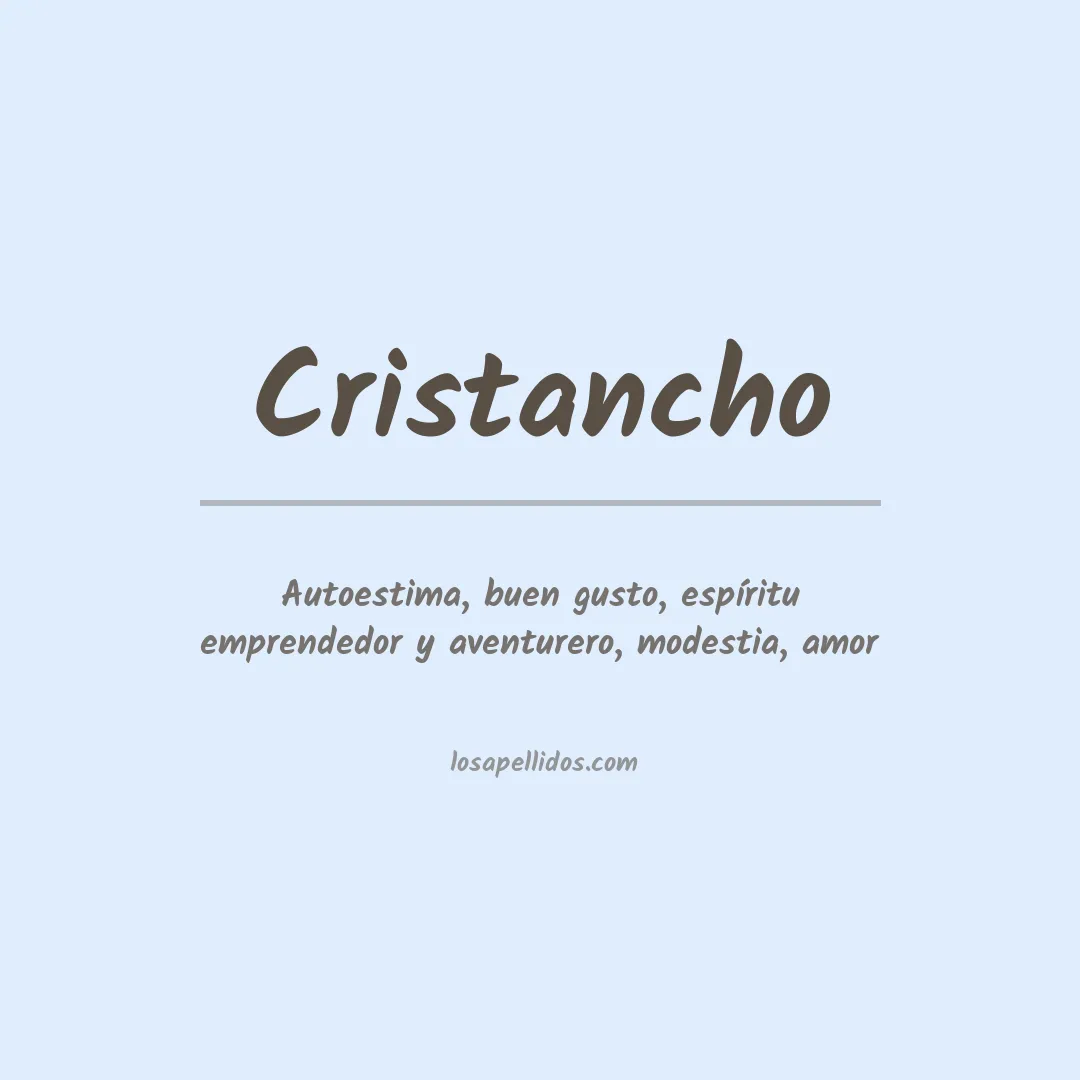 Apellido Cristancho