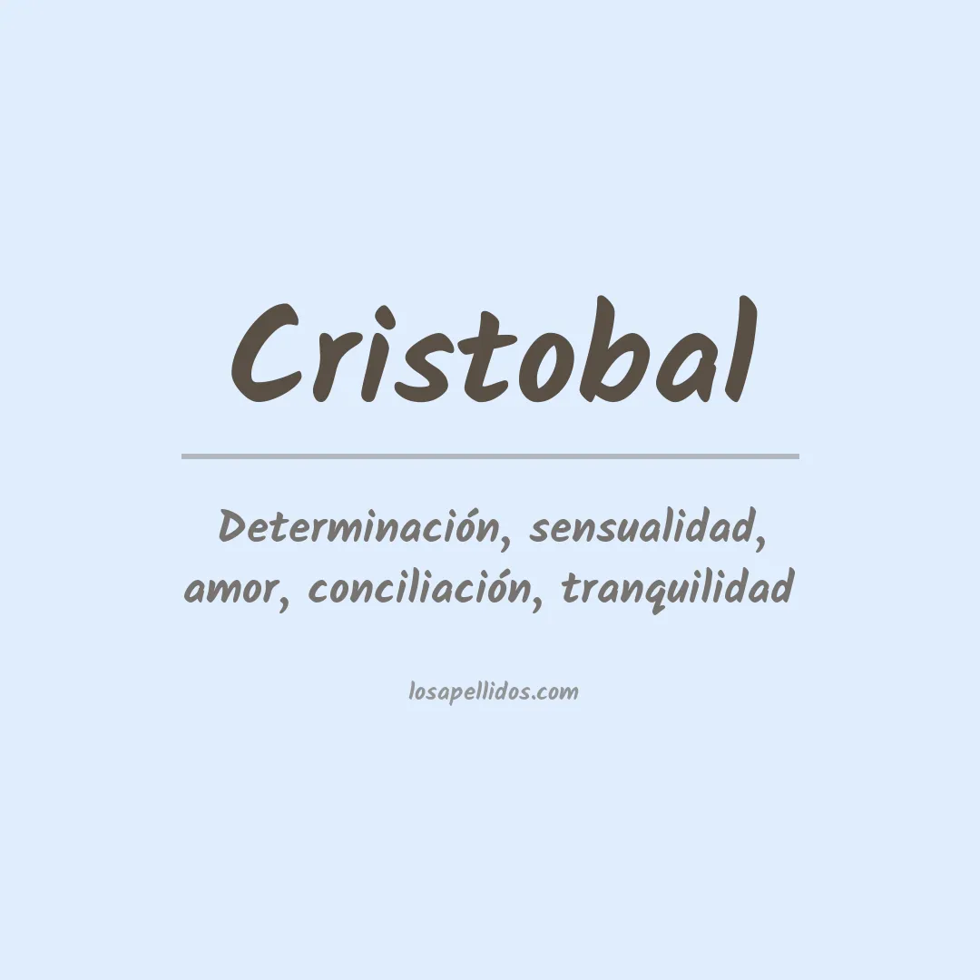 Apellido Cristobal