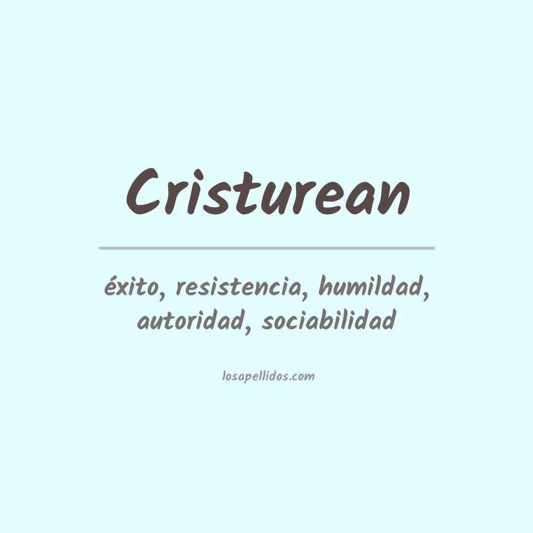 Apellido Cristurean
