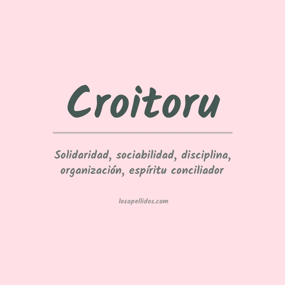 Apellido Croitoru