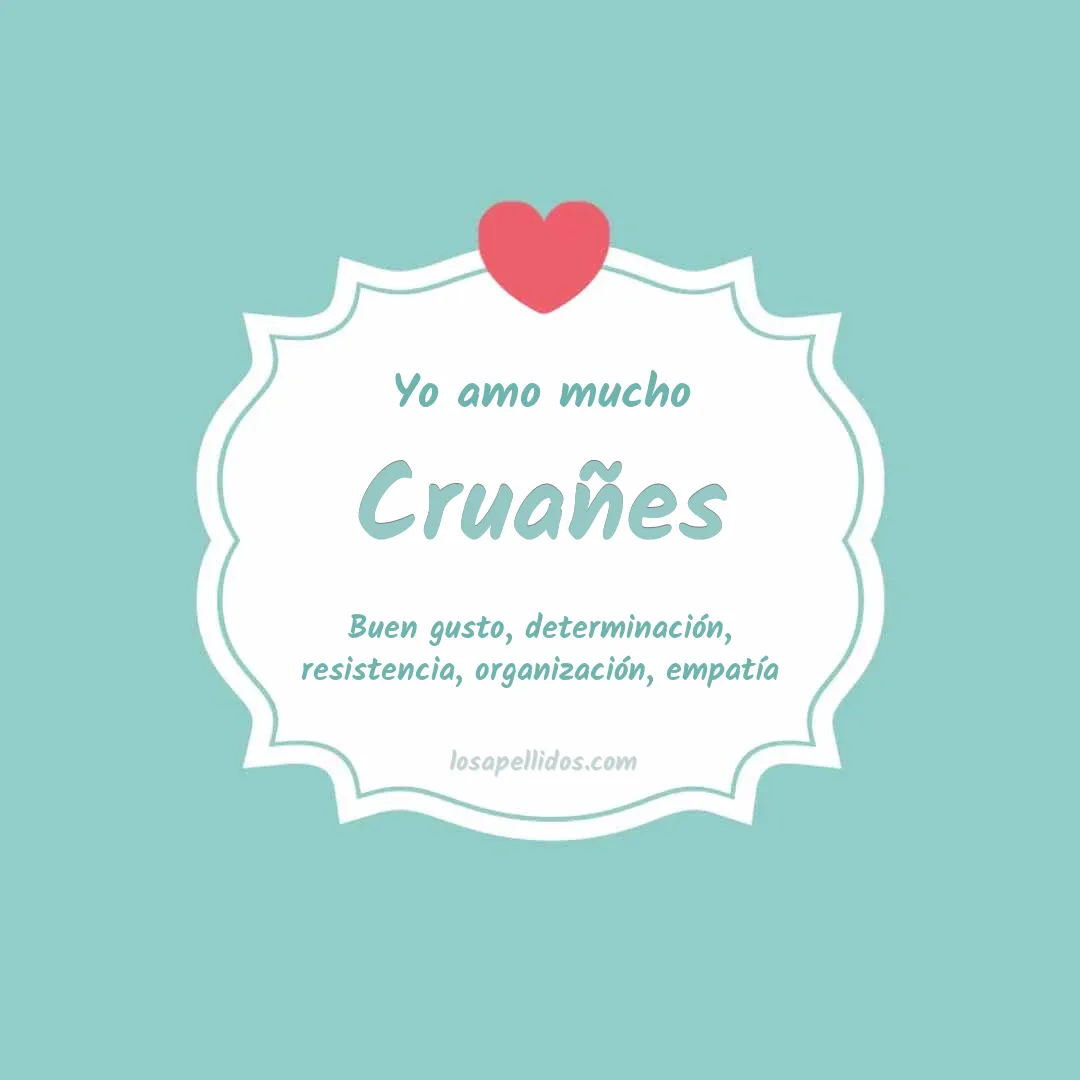 Yo amo mucho Cruañes