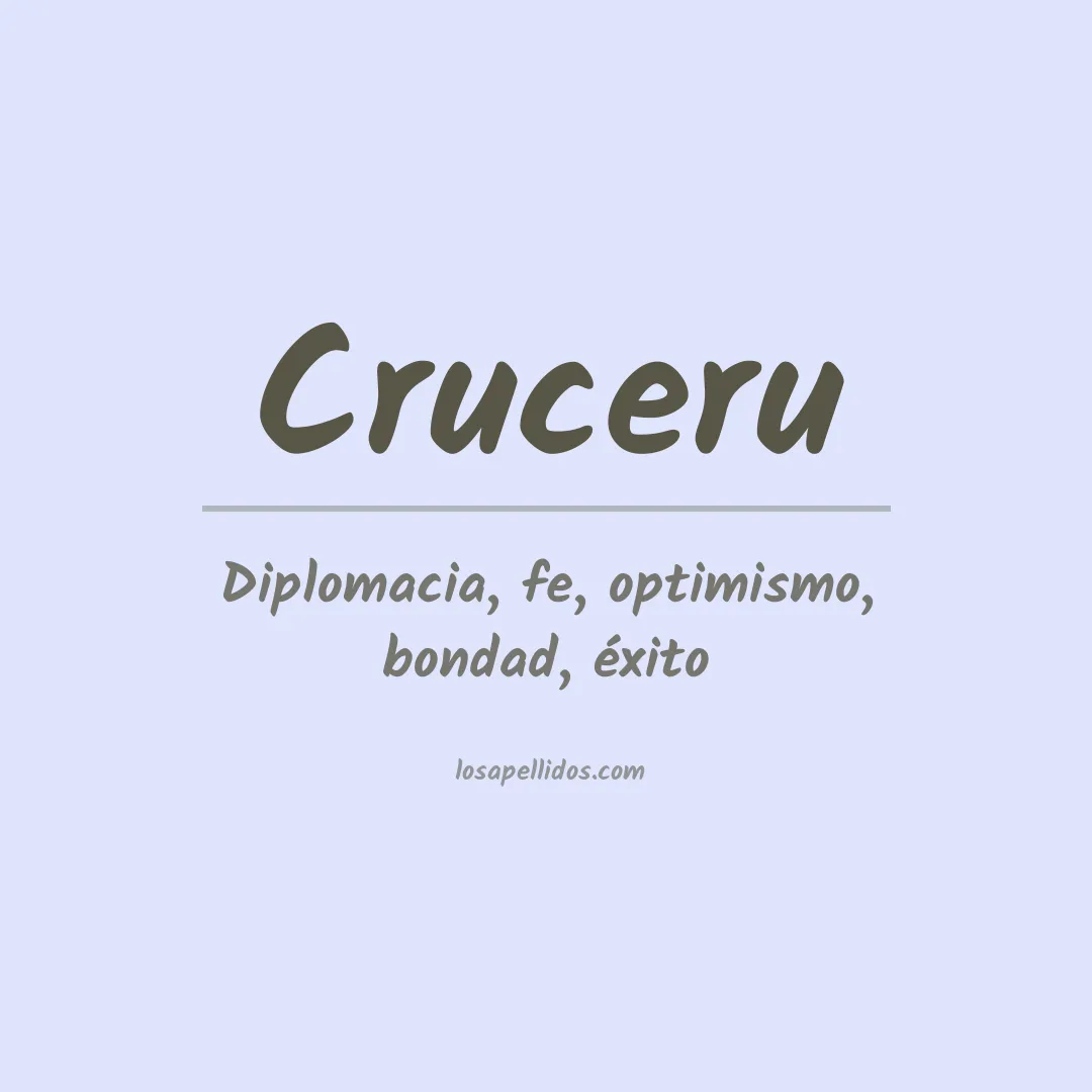 Apellido Cruceru