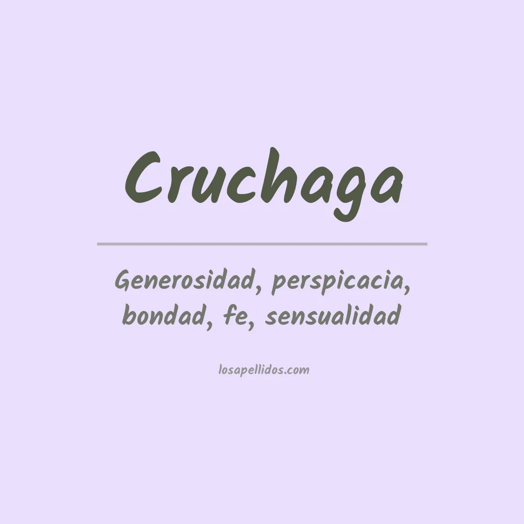 Apellido Cruchaga
