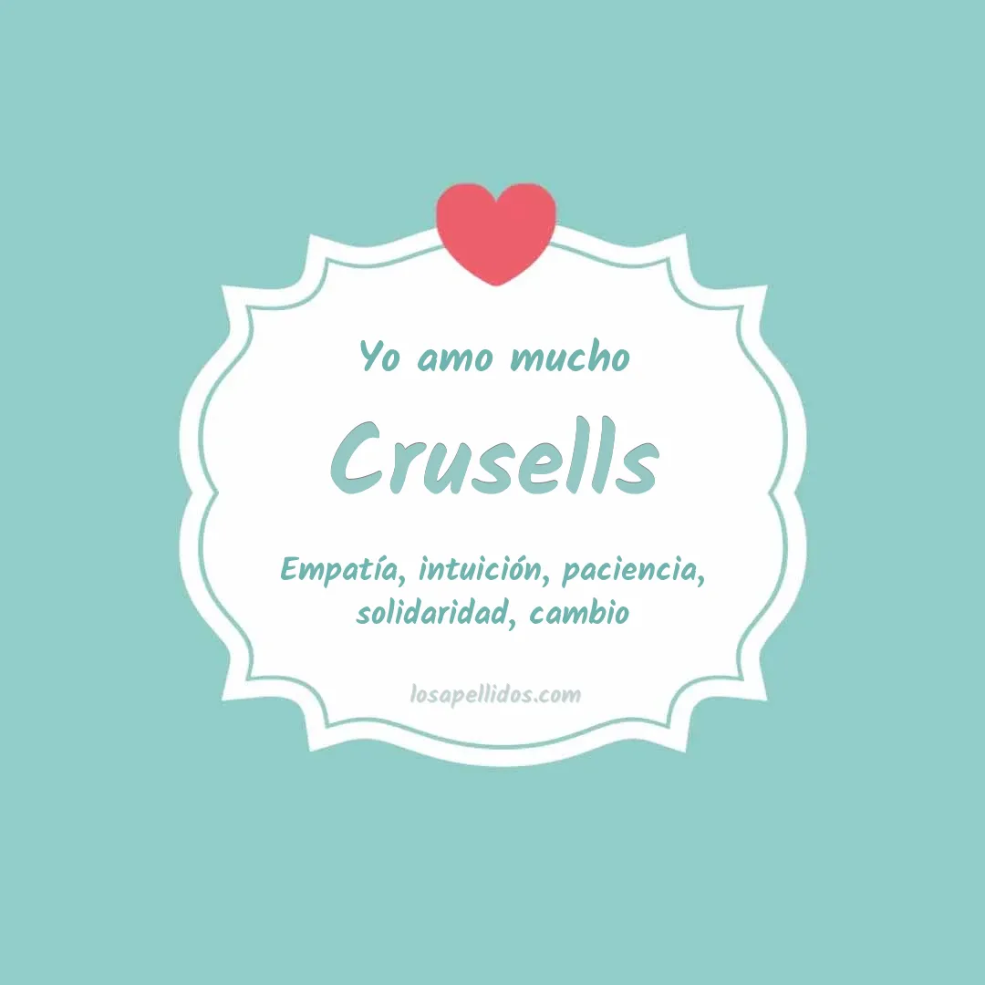 Yo amo mucho Crusells