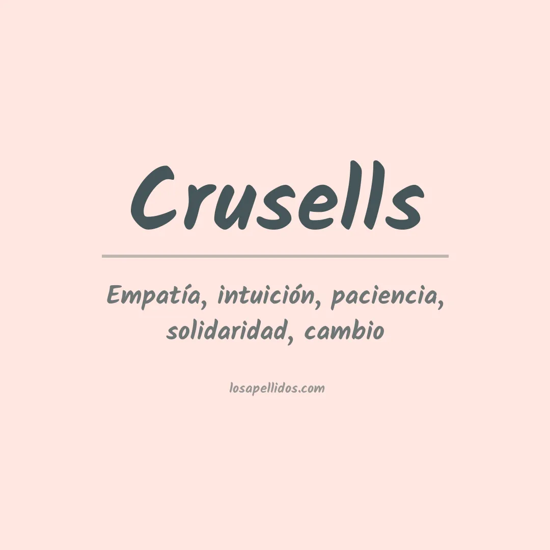 Apellido Crusells