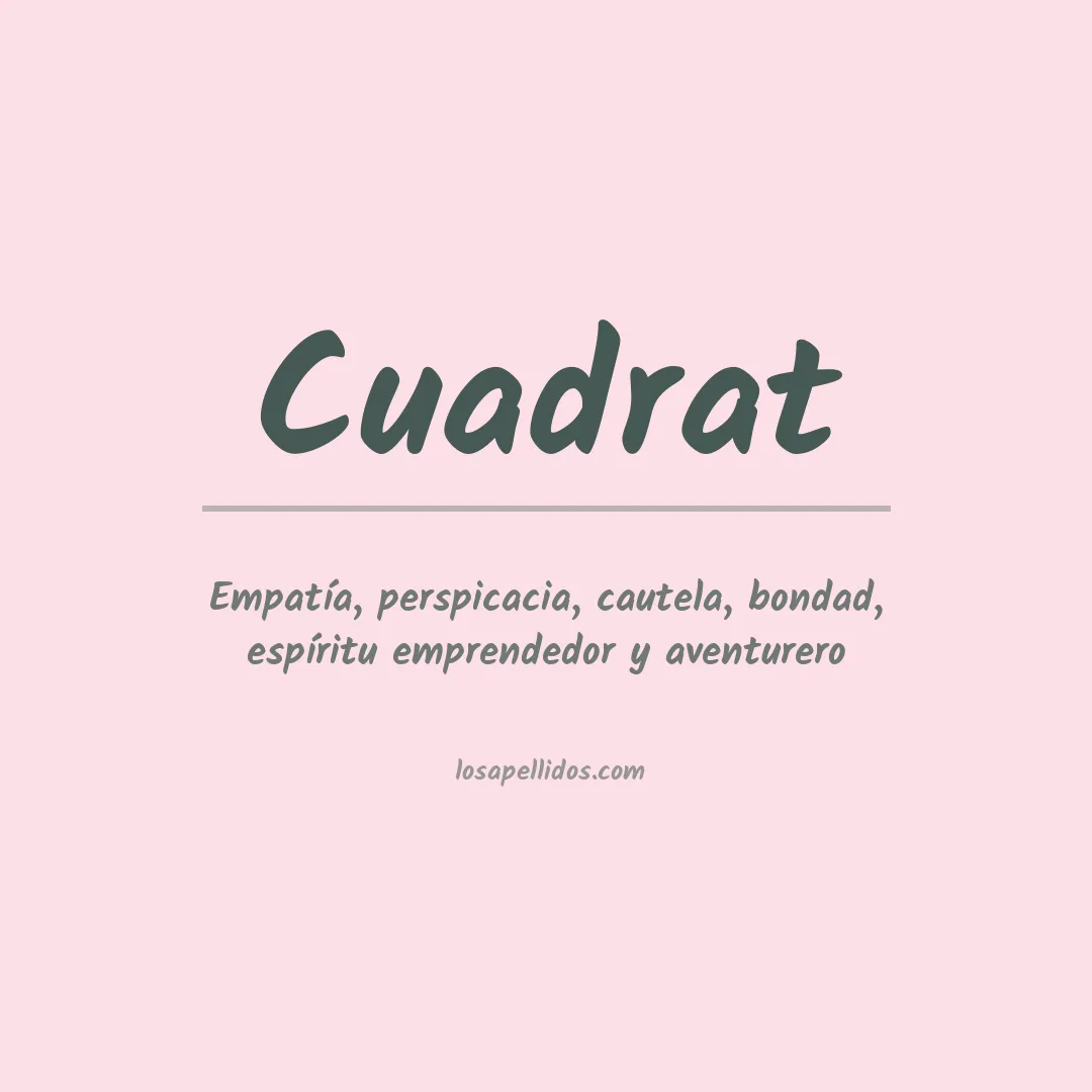 Apellido Cuadrat