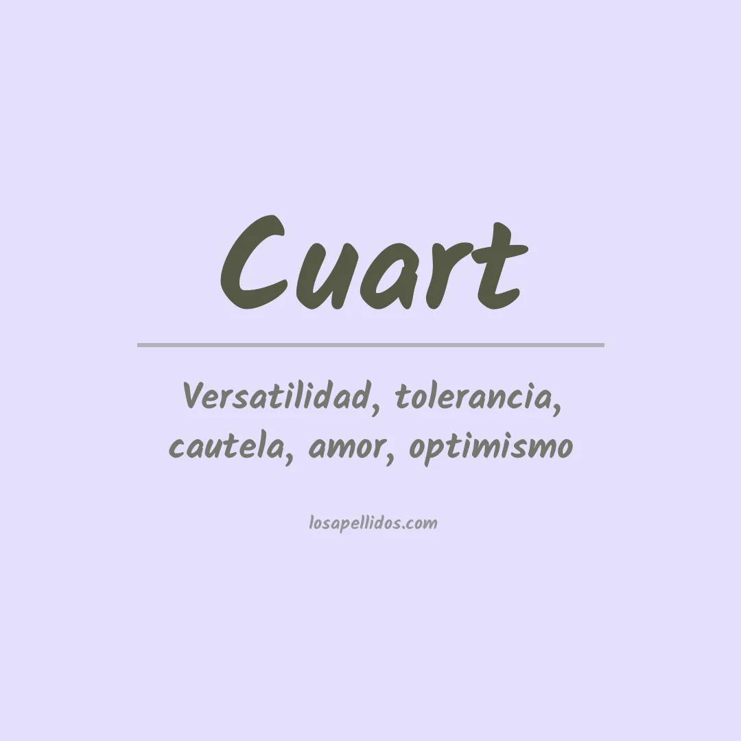 Apellido Cuart
