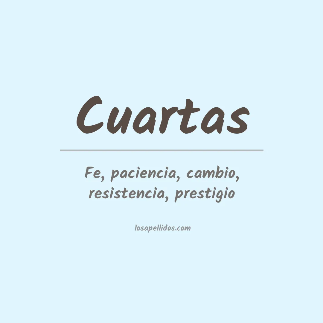 Apellido Cuartas