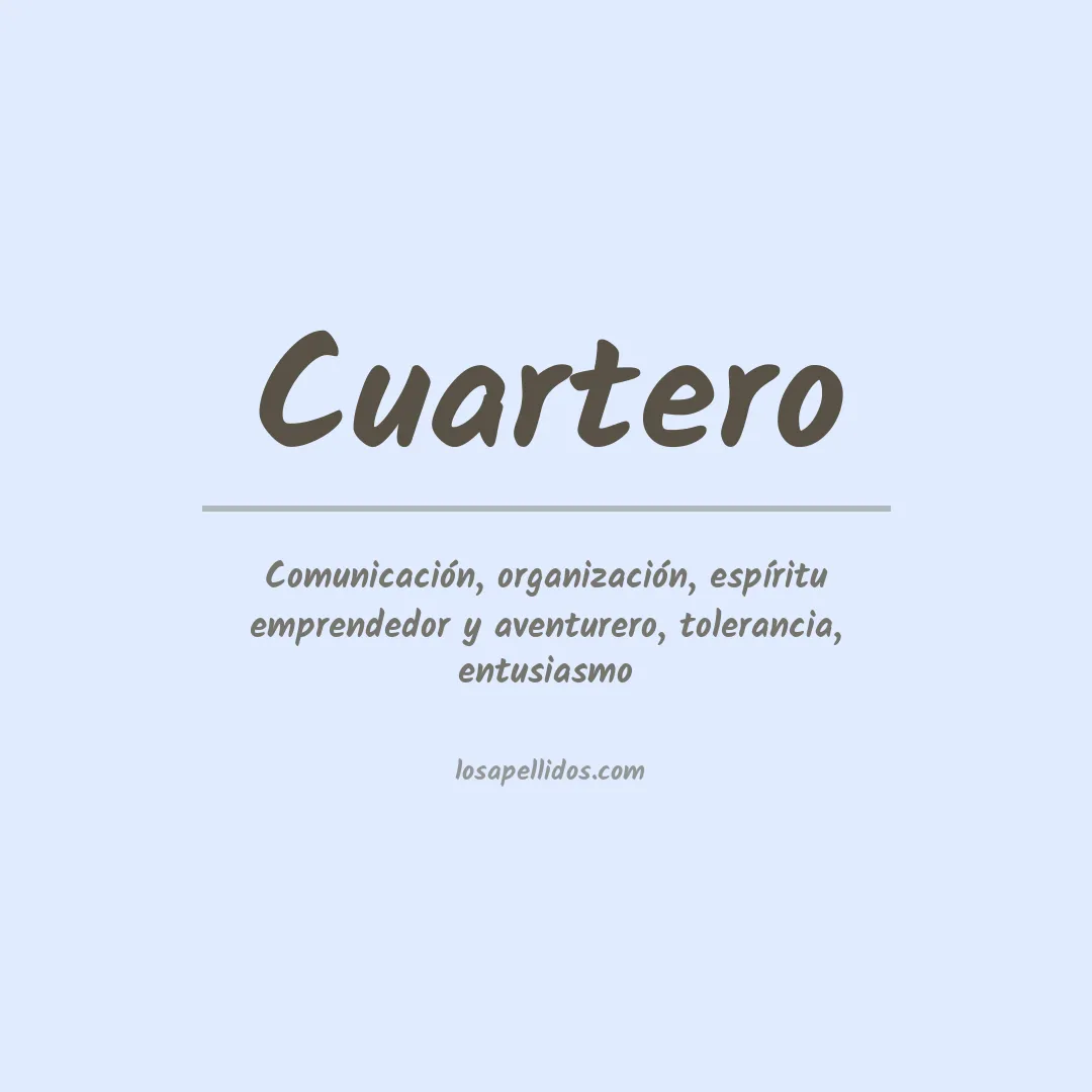 Apellido Cuartero