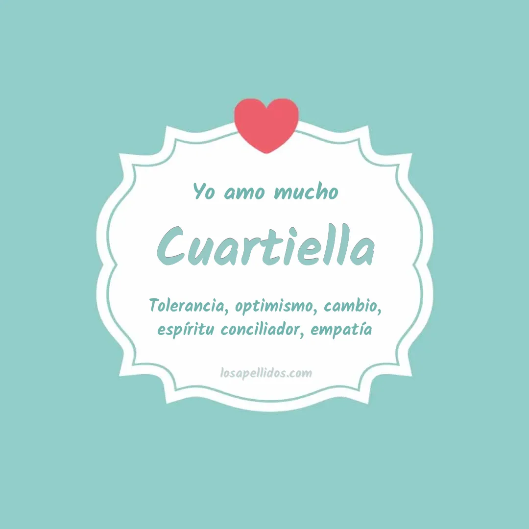 Yo amo mucho Cuartiella