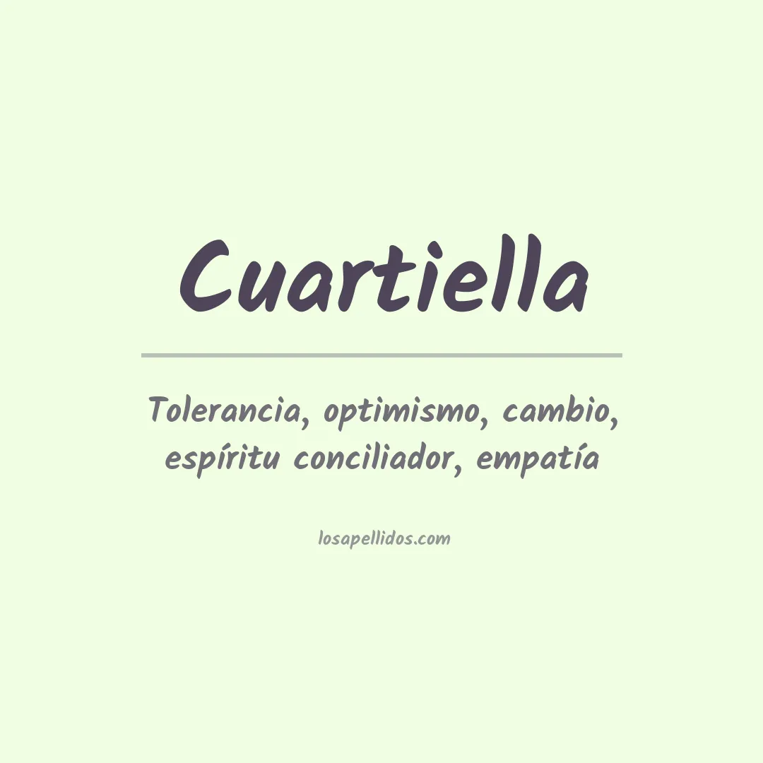 Apellido Cuartiella