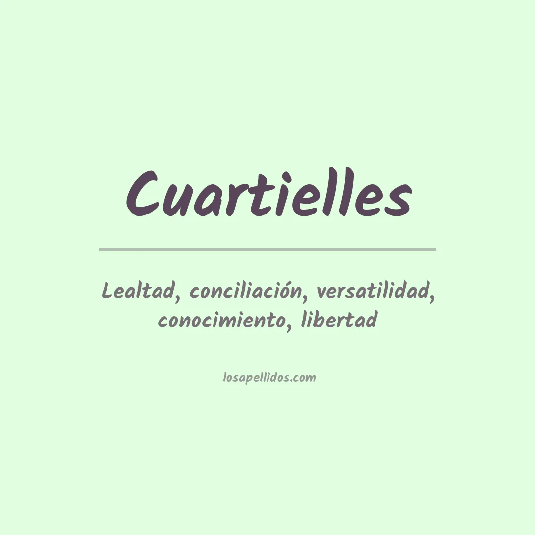 Apellido Cuartielles