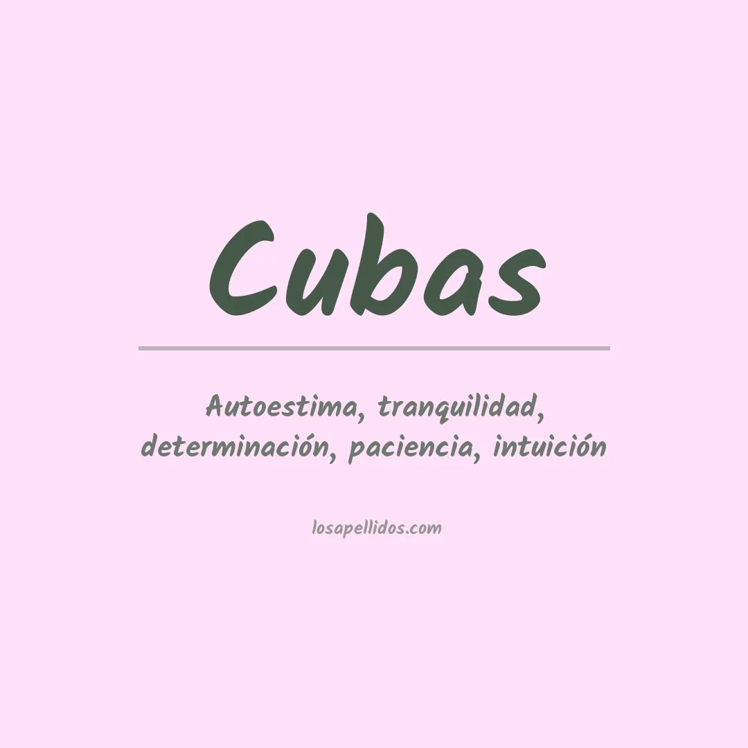 Apellido Cubas